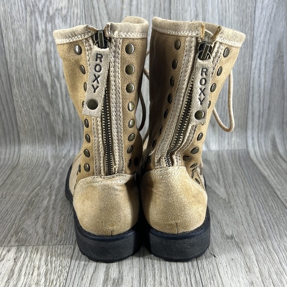 Roxy Concord Lace Up Canvas Boots - Picture 7 of 11